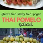 Thai Pomelo salad pinterest image