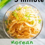 korean bean sprouts pinterest image
