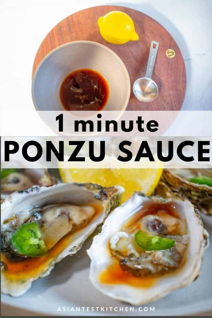 Super Quick, Homemade Ponzu Sauce for Oysters Agile Test Kitchen