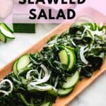 seaweed salad pinterest image